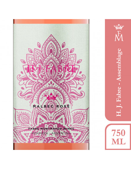 H J Fabre Malbec Rose 750ml