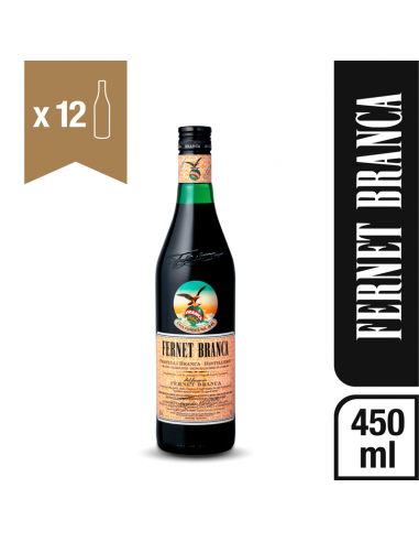 Fernet Branca 450 Ml x 12 Unidades