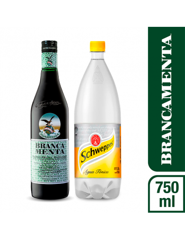 Branca Menta + Schweppes Tonica 1500cc